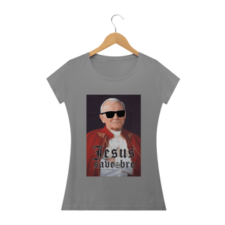 Nome do produto Camiseta Feminina Felipe D'Aloia - Jesus Save Bro