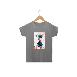 Nome do produto Camiseta Infantil Felipe D'Aloia - Minha Vocação é o Amor