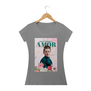 Nome do produto Camiseta Feminina Felipe D'Aloia - Minha Vocação é o Amor