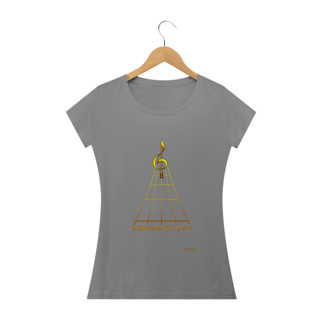 Nome do produto Camiseta Feminina Ministério Instrumento De Paz - Clave