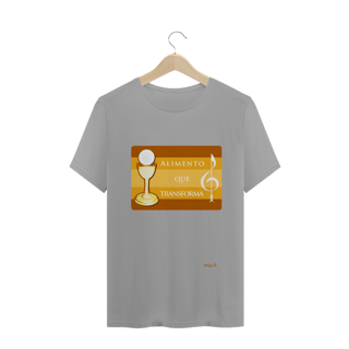 Nome do produto Camiseta Masculina Instrumento de Paz - Alimento Que Transforma