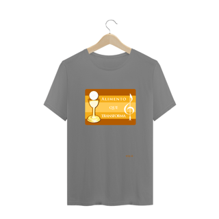 Nome do produto Camiseta Plus Size Instrumento De Paz - Alimento Que Transforma