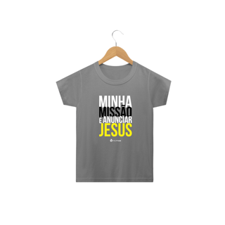Nome do produto Camiseta Infantil Phelippe Luz - Minha Missão 2