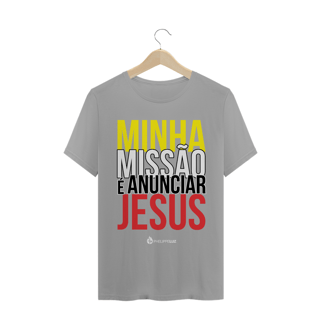 Nome do produto Camiseta Masculina Phelippe Luz - Minha Missão