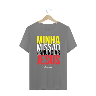 Nome do produto Camiseta Plus Size Phelippe Luz - Minha Missão