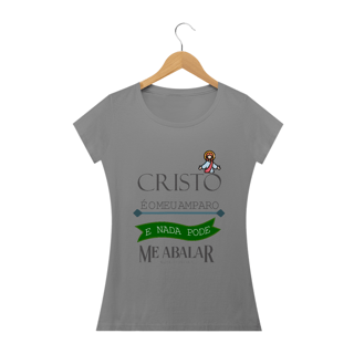 Nome do produto Camiseta Feminina Rose Teixeira - Cristo é Meu Amparo