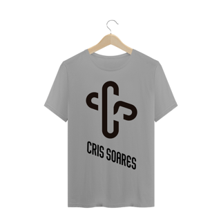 Nome do produto Camiseta Masculina Cris Soares - CS em Cruz