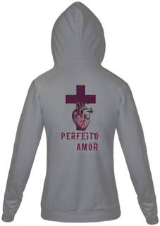 Nome do produto Moletom com zíper Kaua Lemes - Perfeito Amor