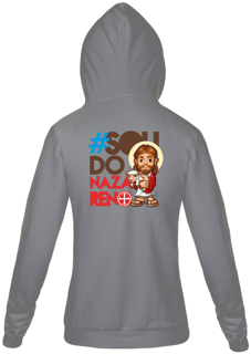 Nome do produto Moletom com zíper Felipe D'Aloia - Sou do Nazareno