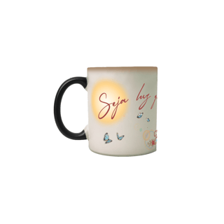 Nome do produto Caneca mágica Tininha Elo - Seja luz que evangeliza
