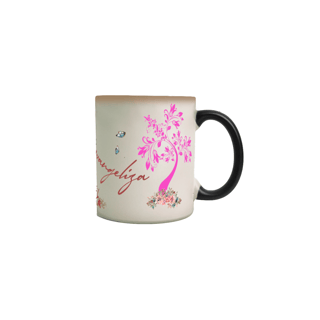 Nome do produto Caneca mágica Tininha Elo - Seja luz que evangeliza