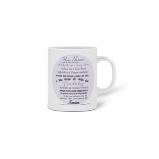 Nome do produto Caneca Cris Margaridi - Pai Nosso