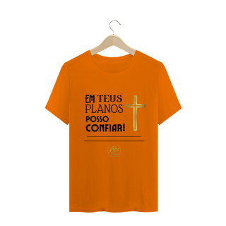 Nome do produto Camiseta Masculina Max Caleb - Em Teus planos posso confiar