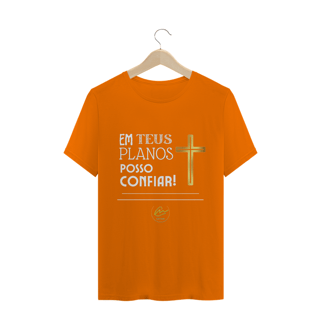 Nome do produto Camiseta Masculina Max Caleb - Em Teus planos posso confiar