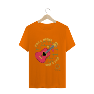 Nome do produto Camiseta Masculina Ivan Domingos - Viva a música