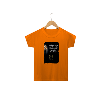 Nome do produto Camiseta Infantil Ivan Domingos - Nos braços do Pai