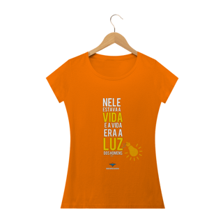Nome do produto Camiseta Feminina Ederson de Oliveira - A Luz dos Homens
