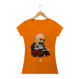 Nome do produto Camiseta Feminina Gabriel Dilins - Quem vive a Caridade