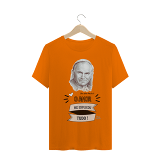 Nome do produto Camiseta Masculina Cris Margaridi - O Amor Explicou Tudo