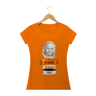 Nome do produto Camiseta Feminina Cris Margaridi - O Amor Explicou Tudo