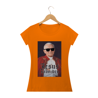 Nome do produto Camiseta Feminina Felipe D'Aloia - Jesus Save Bro