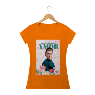 Nome do produto Camiseta Feminina Felipe D'Aloia - Minha Vocação é o Amor