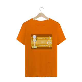 Nome do produto Camiseta Masculina Instrumento de Paz - Alimento Que Transforma