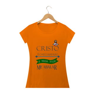 Nome do produto Camiseta Feminina Rose Teixeira - Cristo é Meu Amparo