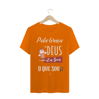 Nome do produto Camiseta Masculina Claudia Bastos - Pela Graça de Deus