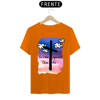 Nome do produto Camiseta Masculina Claudia Bastos - Eu Vou Esperar com Fé