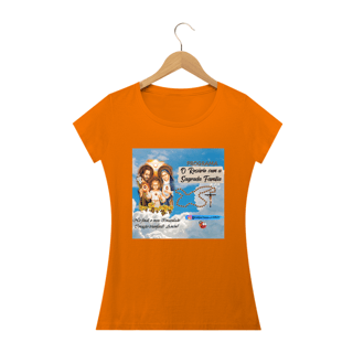 Nome do produto Camiseta Feminina Roberto Soares - Programa Rosário com a Sagrada Família