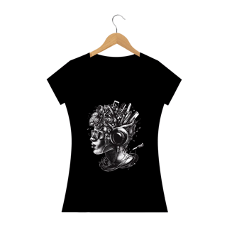 Nome do produto Camiseta Feminina Renan Azevedo - Cara de Música