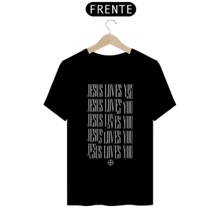 Nome do produto Camiseta Masculina Felipe D'Aloia - Jesus Loves You
