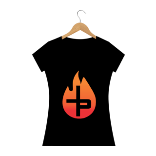 Nome do produto Camiseta Feminina Phelippe Luz - Chama