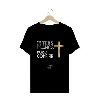 Nome do produto Camiseta Masculina Max Caleb - Em Teus planos posso confiar