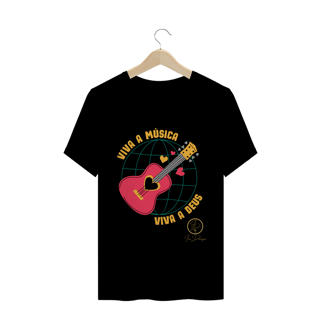 Nome do produto Camiseta Masculina Ivan Domingos - Viva a música