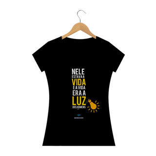 Nome do produto Camiseta Feminina Ederson de Oliveira - A Luz dos Homens