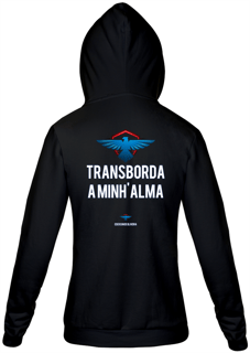 Nome do produto Moletom com zíper Ederson de Oliveira - transborda minha Alma