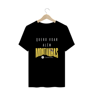 Nome do produto Camiseta Plus Size Gabriel Dilins - Quero Voar Além Montanhas