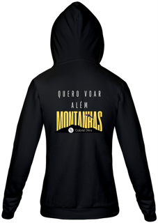 Nome do produto Moletom com zíper Gabriel Dilins - Quero Voar Além Montanhas