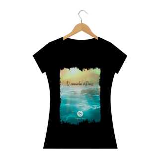 Nome do produto Camiseta Feminina Gabriel Dilins - O caminho é Deus