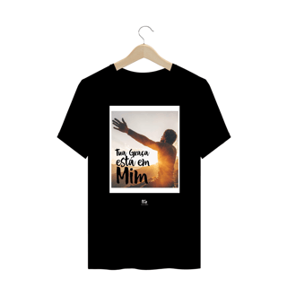 Nome do produto Camiseta Plus Size Edu Guimarães - Tua Graça Está Em Mim