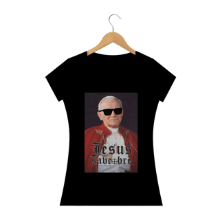Nome do produto Camiseta Feminina Felipe D'Aloia - Jesus Save Bro