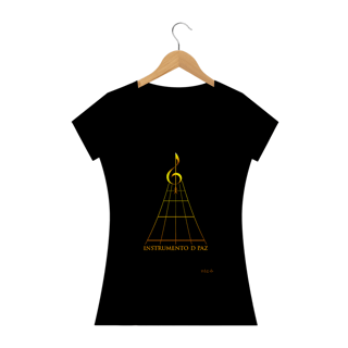 Nome do produto Camiseta Feminina Ministério Instrumento De Paz - Clave