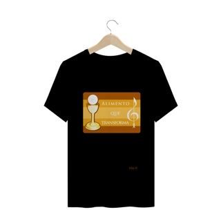 Nome do produto Camiseta Masculina Instrumento de Paz - Alimento Que Transforma