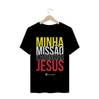 Nome do produto Camiseta Masculina Phelippe Luz - Minha Missão