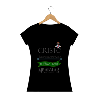 Nome do produto Camiseta Feminina Rose Teixeira - Cristo é Meu Amparo