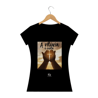 Nome do produto Camiseta Feminina Edu Guimarães EG - A Vitória é Certa