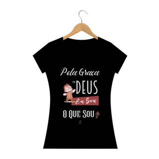 Nome do produto Camiseta Feminina Claudia Bastos - Pela Graça de Deus
