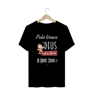 Nome do produto Camiseta Plus Size  Claudia Bastos - Pela Graça de Deus
